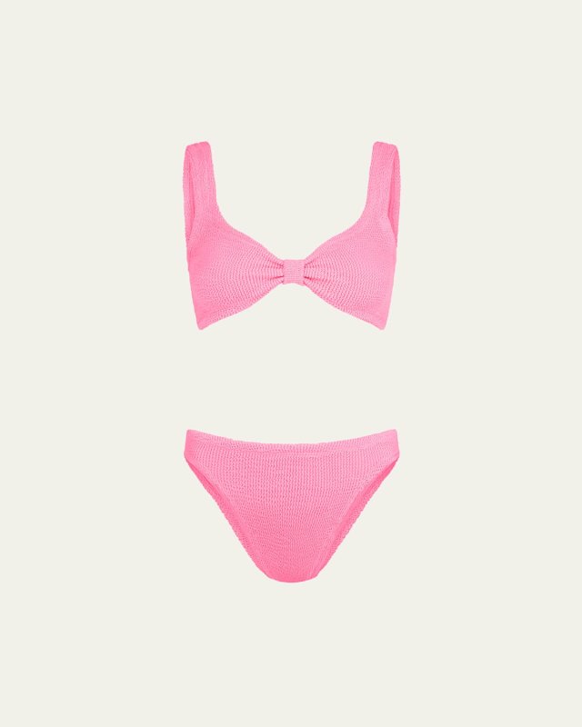 Crinkled Two-Piece Swimsuit